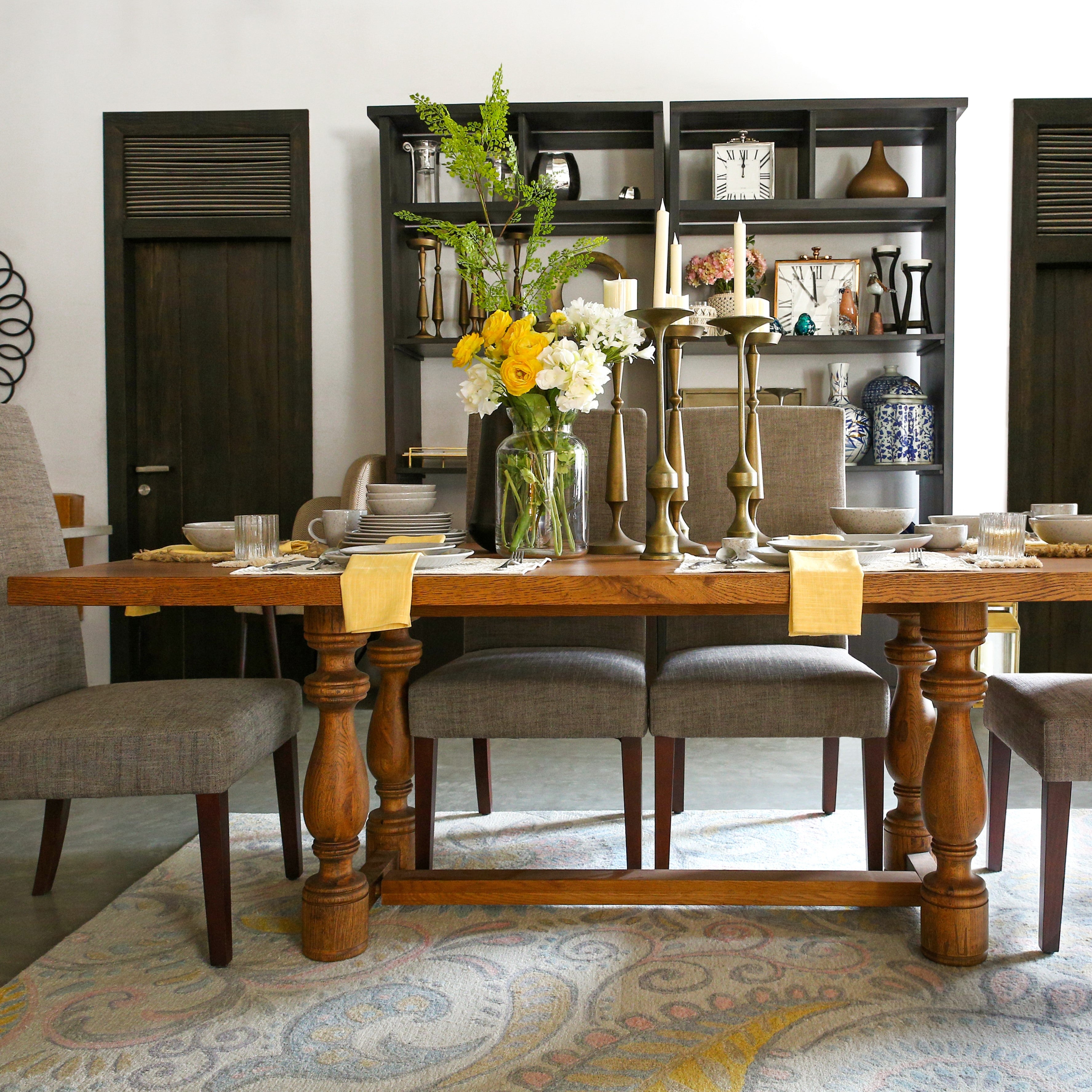 Martha Wooden Dining Table -  - IAAH
